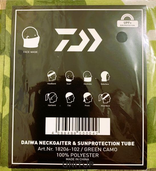 Бафф Daiwa Neckgaiter Green Camo 18206-102 фото