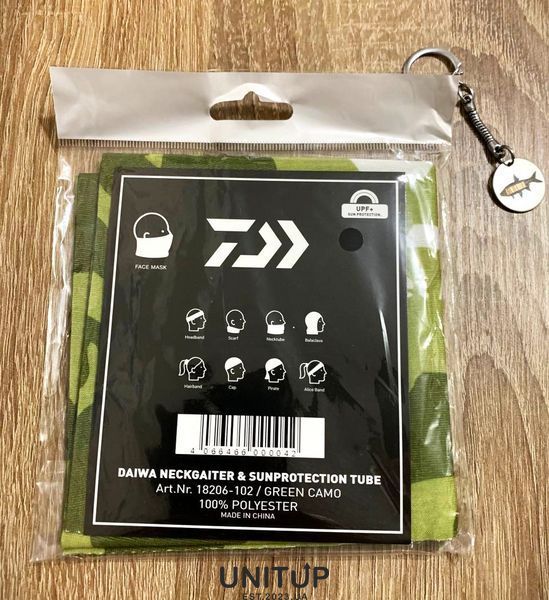 Бафф Daiwa Neckgaiter Green Camo 18206-102 фото