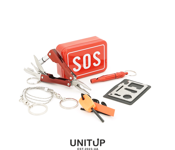 Набір для виживання SOS Box (6 предметів) YX108 фото